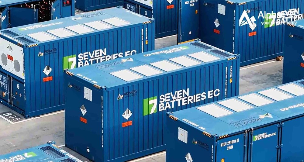 AlphaESS bateriové kontejnery pro Sev.en Batteries